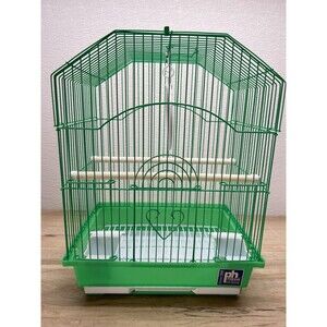 Prevue Hendrix House Wire Metal Top Style Pet Bird Cage Plastic Bottom